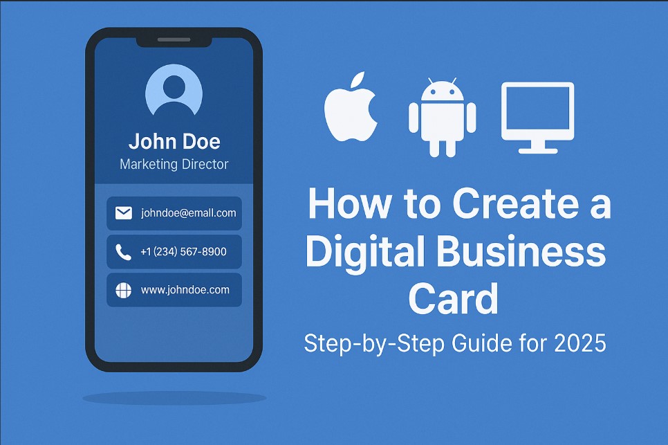 How to Create a Digital Business Card: Step-by-Step Guide for 2025